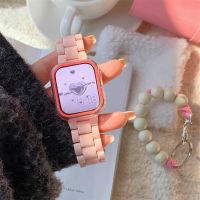 Korean Cute Strap + Case For Apple Watch Ultra 49MM 41MM 45MM 38 42MM 44MM 40MM Bracelet For iWatch Series 8 7 SE 5 4 3 6 Band Straps