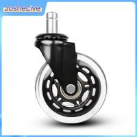 1/2.5" 3" Universal Mute Wheel For Office Chair Casters Replacement Swivel Rubber Soft Safe Furniture Casters Home Hardware Furniture Protectors Repla