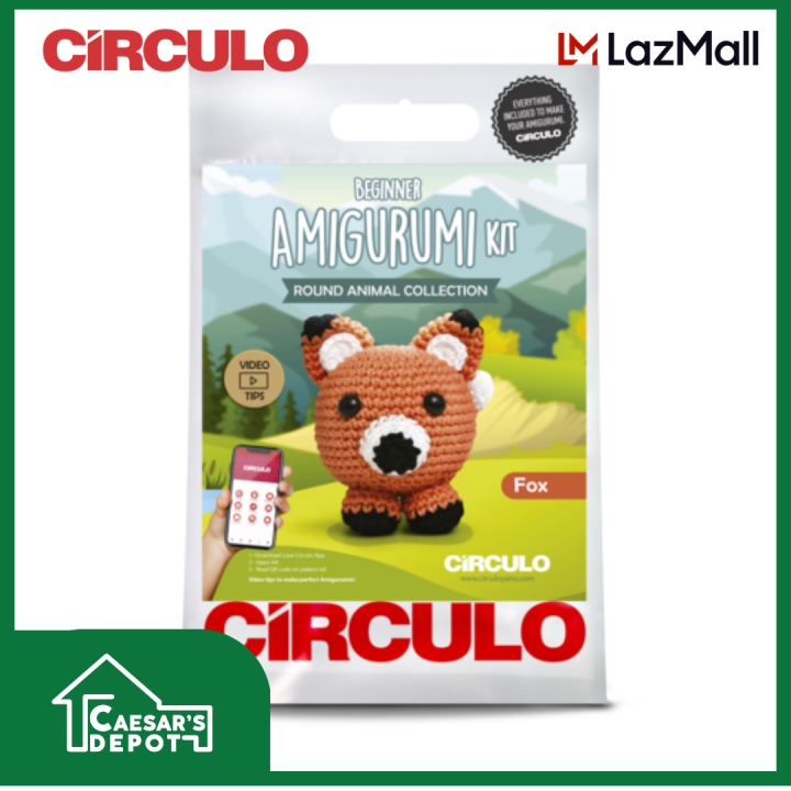 Circulo Yarns AMIGURUMI KIT Round Animal Collection Lazada PH