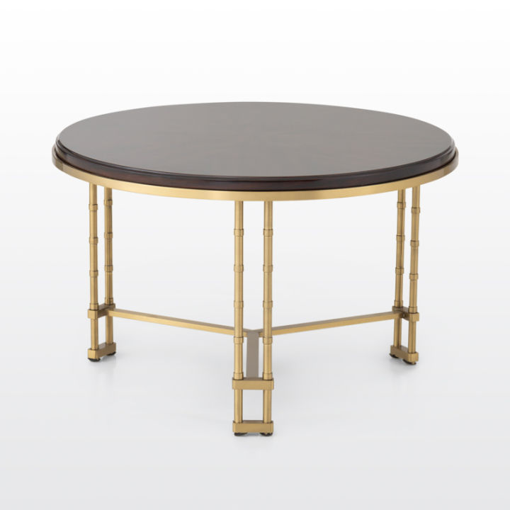 modernform-โต๊ะกลาง-wilmet-ขาสีแชมเปญ-top-ไม้สีน้ำตาล