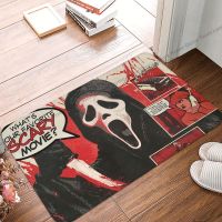 【SALES】 SCREAM Horror Movie Bathroom Mat Death Bell Doormat Kitchen Carpet Entrance Door Rug Home Decor