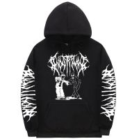 Classic Retro Metal Rap Style Ghostemane World Tour Rock Music Logo Print Hoodie Unisex Sweatshirts Men Hip Hop Hoodies Size XS-4XL