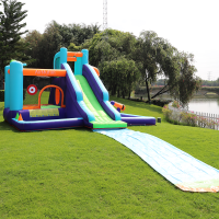 [In stock] สระว่ายน้ำเป่าลมใหญ่ สไลเดอร์เป่าลม บ้านลมเด็ก Airmyfun Bouncy Castle Water Slide Bouncer Water Slide Commercial Inflatable Bounce House Jumping