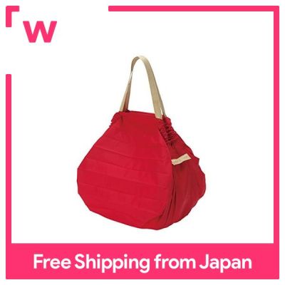 MARNA Shupatto Compact Bag M Red Eco-Bag S411A ที่สามารถเก็บไว้ได้ในครั้งเดียว