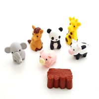 50 Pcs Animal Pencil Eraser Bulk Children Puzzle Toys for Parties Classroom Prizes Gifts School Supplies Boy Girl Easter