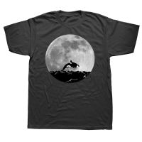 Funny Killer Whale Full Moon Retro T Shirts Graphic Streetwear Short Sleeve Birthday Gifts Summer Style T-shirt Mens Clothing XS-6XL