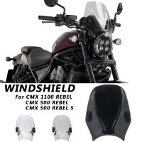 ที่บังแดดกระจกบังลมแบบสองด้านสำหรับ HONDA CMX 1100 REBEL CMX 500 2021 2022 2023กระจกรถจักรยานยนต์