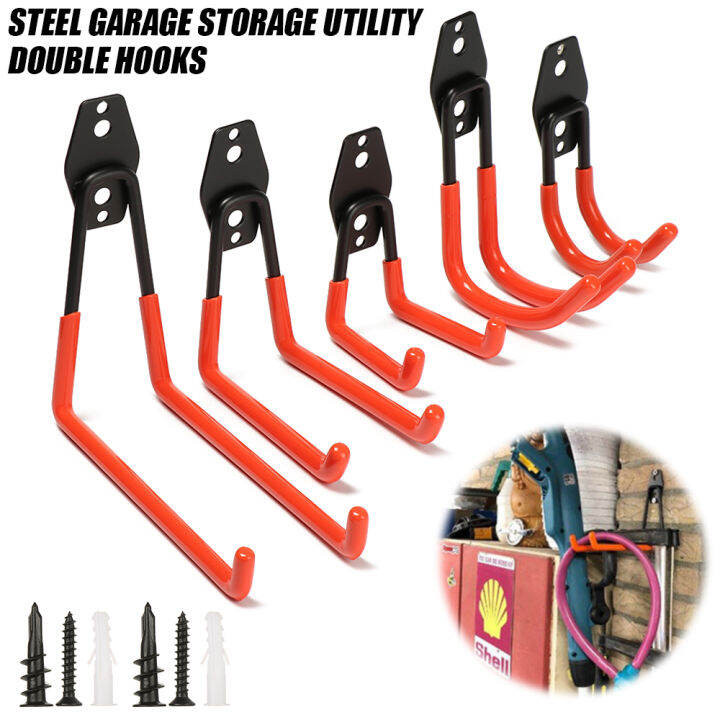 【COD&Ready Stock】Hanger Rack Heavy Duty Hooks Steel Garage Storage ...