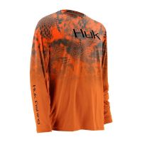 HUK Fishing T-shirt hooded Fishing Shirt Men Long Sleeve Uv Protection 50 Fishing Shirts Apparel Outdoor Clothing Roupa De Pesca