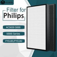 เครื่องกรองอากาศตัวกรอง Hepa FY5185และเปิดใช้งานตัวกรองคาร์บอน FY5182/30สำหรับ Philips AC5659 5000และ5000I ซีรี่ส์