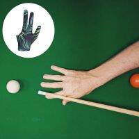 Man Woman Elastic 3 Fingers Show Gloves for Billiard Shooters Carom Pool Snooker Cue Sport - Wear on The Right or Left Hand