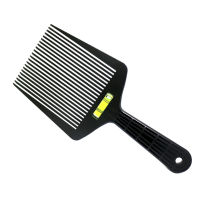 Extra Big Flattoper Comb Large Wide Fork Flat Combs with Balance Ruler Flat Topper Styling Hair Brushes Hairdressers Tool UN997