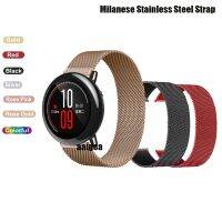 hengilcevwf494 20mm/22mm Milanese Loop Magnetic Strap for Huami Amazfit Pace Stratos 2 2S 3 / GTS2 mini GTS3 Stainless Steel Watchbands