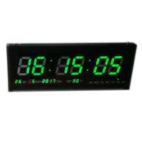 นาฬิกาดิจิตอล LED DIGITAL CLOCK แขวนติดผนัง 48 x 18.2 x 4.8 CM รุ่น 4819 ตัวเลขสีเขียว