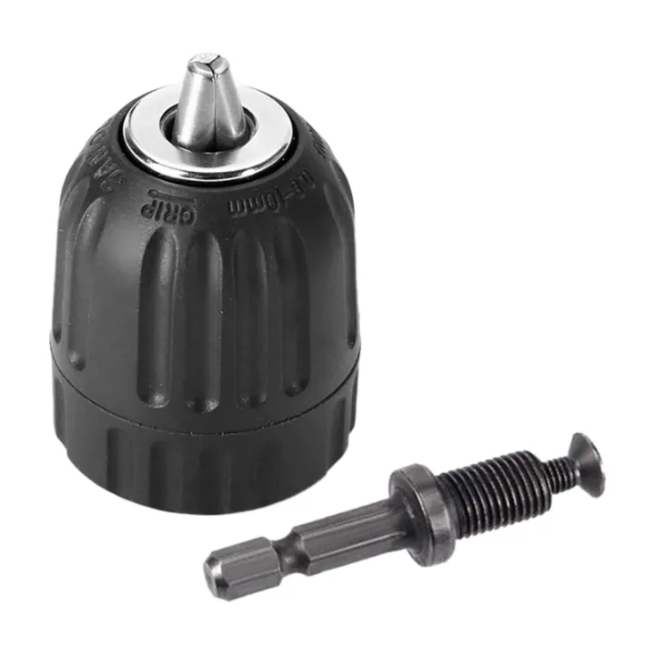 2 Pieces of HandTight Chuck Set Adapter Heavy Duty 13mm Keyless Drill