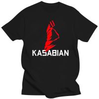 Large mens short sleeves Kasabian Logo English Rock Band Tshirt Teefashion Teeprint T Men 4XL.5XL.6XL