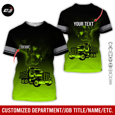 2023 Personalized Name Love Dump Truck All Over Printed Clothes AY612
