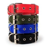 Adjustable Nylon Strap Dog Collar For Small Large Dogs Puppy Accessories Leather Collar For Dogs Golden Retriever Husky Neck