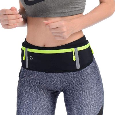 Women Running Waist Bag Large Volume Waterproof Mobile Phone Holder Jogging Sports Fanny Pack Gym Fitness Bag Sport Accessory Running Belt