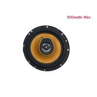 I Key Buy 1pc 6 quot; 6.5 Inch Audio Stereo Loudspeakers 2 Way Yellow Coaxial Speaker Modified Music Rubber Magnet Cover