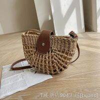 hot【DT】■▼∏  Rattan Crossbody Saddle Shoulder Small Handbags Hollow Woven Bohemia Clutch Purse