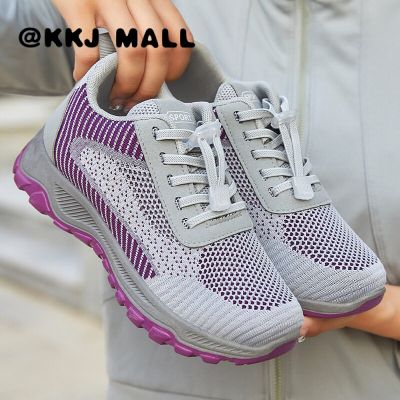KKJ MALL รองเท้า รองเท้าผ้าใบผญ ด้านล่างนุ่ม กันลื่น ระบายอากาศ ตรงกันทั้งหมด รองเท้าผ้าใบผู้หญิง รองเท้าวิ่ง0501