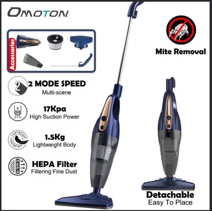OMOTON Wired Handheld Vacuum Cleaner Home Bed and Sofa Vacuum Cleaner