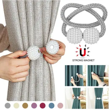 Pearl Magnetic Curtain Clip Curtain Holders Tieback Buckle Clips Hanging -  China Curtain Pearl Magnetic, Blinds Fabric