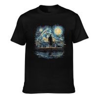 Personality Best Sherlock Holmes Starry Night Parody Benedi Novelty MenS T-Shirts Daily Wear