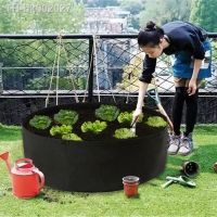 ☾☈ Fabric Grow Pot Outdoor Vegetable Planter Planting Bags Garden Living Bag Felt Garden Grow Bag Garden Pots Planting Container