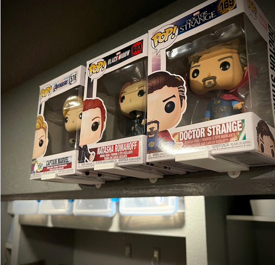 Wall Mount Funko box Simple Figure Display Shelf Easy to mount, low