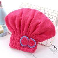 6 สีไมโครไฟเบอร์ Quick Hair Drying ผ้าเช็ดตัวสปา Bowknot Wrap หมวกผ้าเช็ดตัวอุปกรณ์ห้องน้ำ Bonnets สำหรับผู้หญิงหมวกอาบน้ำ-Cailine