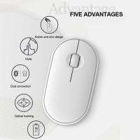 Dual-Mode Bluetooth Wireless Mouse แฟชั่น M350แล็ปท็อป แท็บเล็ตโน้ตบุ๊คเมาส์ Pebble Silent Mouse สำหรับ Office Gaming