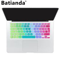 Gradient Rainbow Waterproof EU/UK Layout Keyboard Protector Cover Stickers Skin For MacBook Pro 13 15 17 Retina amp; Air 13