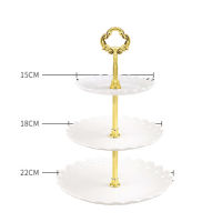 Cake Stand Fruit Plate Serving Dessert Holder Wedding Party Display Stand Home Decor Specialty Plates for Self-Help