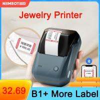 Niimbot เครื่องพิมพ์เครื่องประดับด้วยความร้อนแบบ B1บลูทูธแบบพกพาบาร์โค้ด QR โค้ดเครื่องติดฉลากสติกเกอร์แบบมีกาวในตัวแบบเครื่องพิมพ์ฉลาก