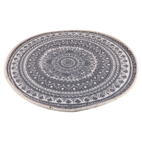 2X Round Rugs Bedroom Rugs Bohemian Mandala Circle Rugs Suitable for Family Living Room Coffee Round Rugs