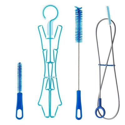 ℡✥ 4in1 Hydration Bladder Tube Brush Water Bag Cleaning Kit Long Brush Cleaning Tool For Universal Bladders