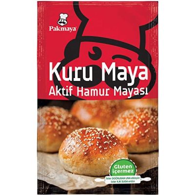 (พร้อมส่ง)ยีสต์แห้งทำขนมปัง นำเข้าจากตุรกี Active dry yeast แบรนด์ Kuru Maya Aktif Hamur Mayası ขนาด100 กรัม