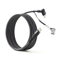 Elbow Games Console Data Cable Type Cusb To Type C Fast Charger Cable Cord 480Mbps ป้องกันการแตกหักสำหรับ Steam Deck