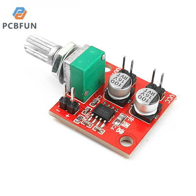 pcbfun โมดูลกระบะบอร์ดไมโครโฟนไมโครโฟนลำโพง LM386 DC4-12V สามารถขับหูฟังและลำโพงพลังงานขนาดเล็กได้