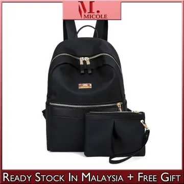 49 New $250 Marc Jacobs Preppy Black Nylon Large Backpack | eBay