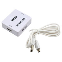 MINI HDMI To VGA Converter พร้อม Audio HDMI2VGA Video Adapter สำหรับ X360 PC DVD PS3 PS4