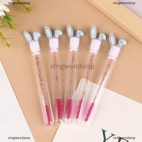 xingwendanp แปรงขนตามาสคาร่าขนกระต่ายแบบหลอดคริสตัลอุปกรณ์แปรงแต่งหน้า