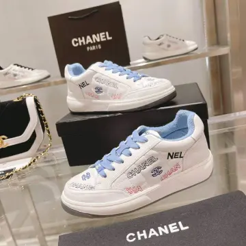 CHANEL PHARRELL sneakers Grafiti collection capsule neuve White Cloth  ref129247  Joli Closet