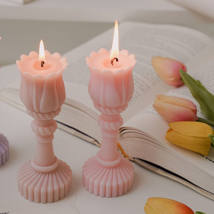 cw-ins-style-tulip-candlestick-scented-candle-for-home-decorative-candles-room-desktop-ornament