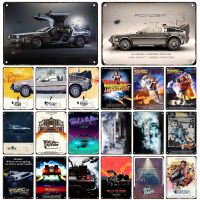 【YF】♝  Back to the Movie Plaque Tin Metal Sign Bar Decoration Poster Board Wall