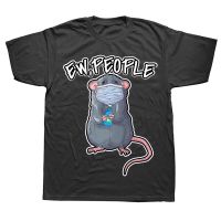 Funny Ew People Saying Pet Rat Wearing T Shirts Summer Graphic Streetwear Short Sleeve Birthday Gifts T shirt Mens Clothing XS-6XL