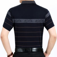 Summer Polo Shirt Men Short Sleeve Polos Shirts Striped Slim Fit Mens Pol Clothes Dress Bodybuilding Streetwear Poloshirt 3710