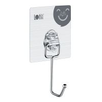 Le post out metope super strong adhesive hook hook bearing punched hanging clothes hook solid wall behind the door